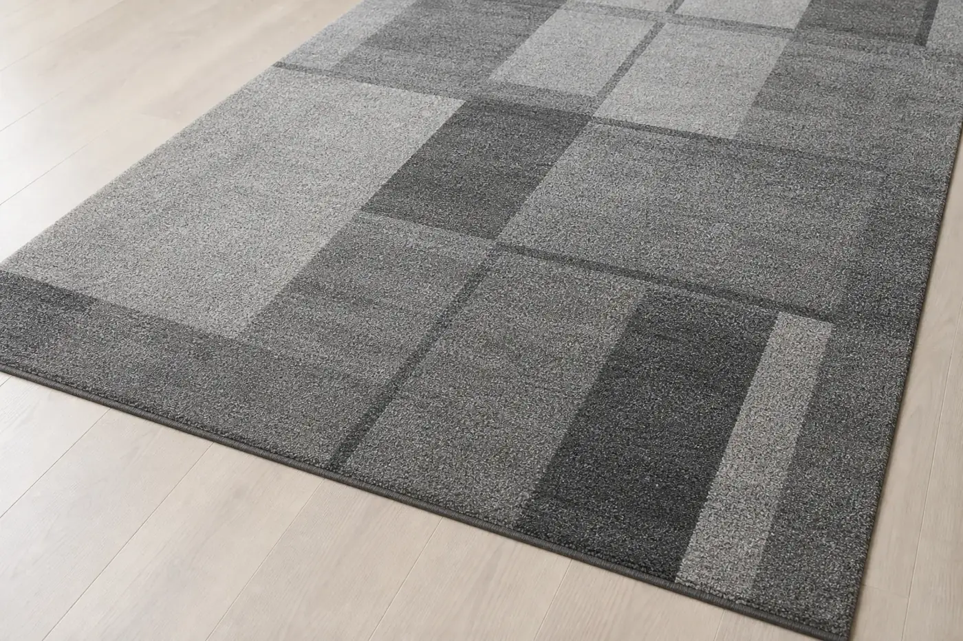 Tapis bleu vert grisé